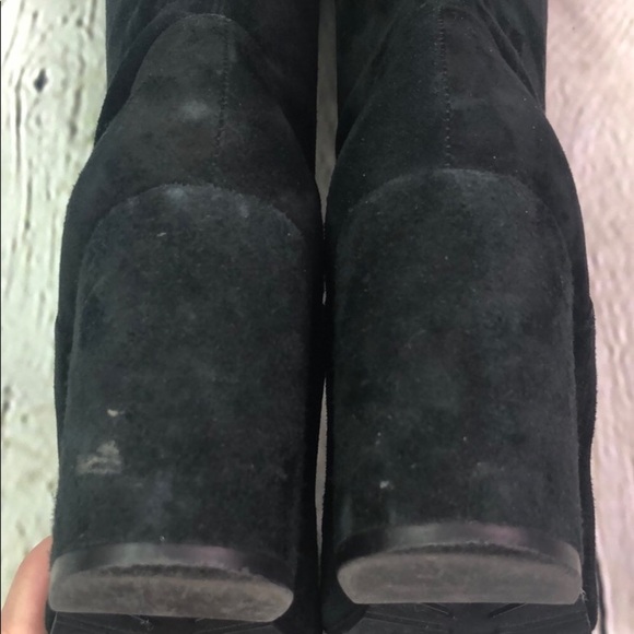 Rachel Zoe Black Suede OTK Boots - Picture 7 of 8